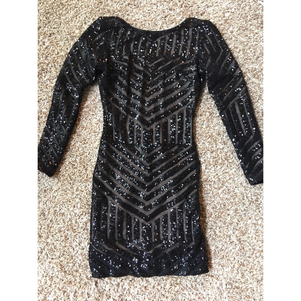Dress the Population Black Dress
